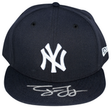 GEORGE LOMBARD JR SIGNED NEW YORK YANKEES NEW ERA ON-FIELD FITTED HAT BECKETT