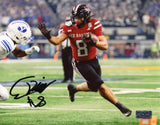 CAMERON DICKEY AUTOGRAPHED TEXAS TECH RED RAIDERS 8x10 PHOTO COA
