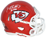 HARRISON BUTKER AUTOGRAPHED KANSAS CITY CHIEFS SPEED MINI HELMET BECKETT
