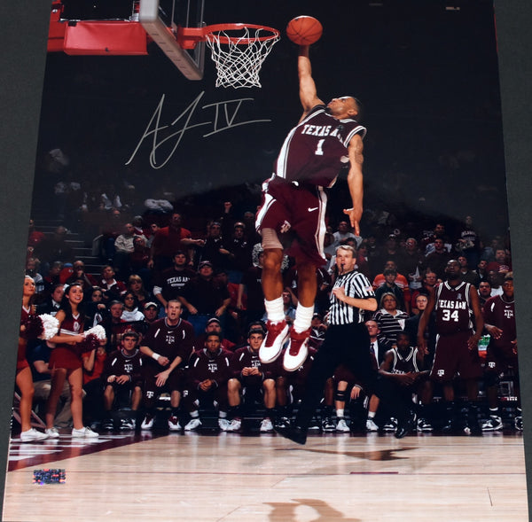 ACIE LAW IV SIGNED AUTOGRAPHED TEXAS A&M AGGIES 16x20 PHOTO COA