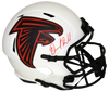 DESMOND RIDDER SIGNED ATLANTA FALCONS LUNAR FULL SIZE SPEED HELMET BECKETT