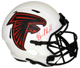 DESMOND RIDDER SIGNED ATLANTA FALCONS LUNAR FULL SIZE SPEED HELMET BECKETT