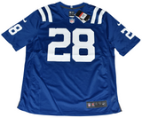 JONATHAN TAYLOR AUTOGRAPHED INDIANAPOLIS COLTS #28 BLUE NIKE JERSEY BECKETT