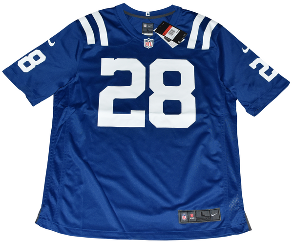 JONATHAN TAYLOR AUTOGRAPHED INDIANAPOLIS COLTS #28 BLUE NIKE JERSEY BECKETT