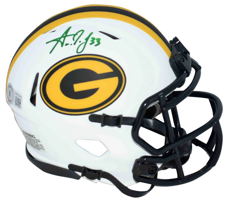 AARON JONES AUTOGRAPHED SIGNED GREEN BAY PACKERS 8x10 SPOTLIGHT PHOTO JSA