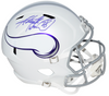 ADRIAN PETERSON SIGNED MINNESOTA VIKINGS WHITE FULL SIZE SPEED HELMET BECKETT