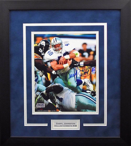 BRIAN CUSHING AUTOGRAPHED HOUSTON TEXANS 16x20 FRAMED PHOTO COA