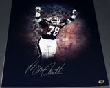 BRUCE SMITH SIGNED AUTOGRAPHED VIRGINIA TECH HOKIES 16x20 PHOTO COA