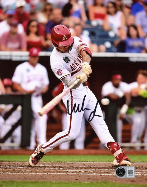 WEHIWA ALOY AUTOGRAPHED ARKANSAS RAZORBACKS 8x10 PHOTO BECKETT