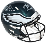 JALEN HURTS NICK FOLES SIGNED PHILADELPHIA EAGLES SB MVP AUTHENTIC SPEED HELMET