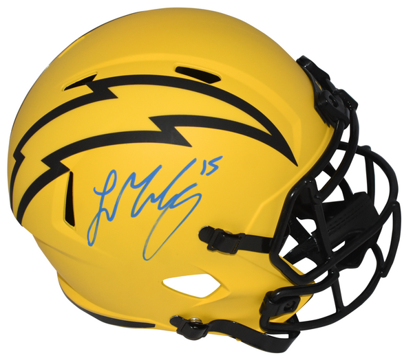 LADD McCONKEY SIGNED LOS ANGELES CHARGERS RAVE FULL SIZE SPEED HELMET BECKETT
