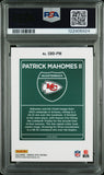 PATRICK MAHOMES SIGNED 2023 DONRUSS OPTIC SUPER BOWL DOWNTOWN PSA 8 AUTO 10