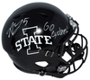ALLEN LAZARD SIGNED IOWA STATE CYCLONES BLACK FULL SIZE SPEED HELMET BECKETT