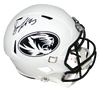 DREW LOCK AUTOGRAPHED SIGNED MISSOURI TIGERS WHITE FULL SIZE SPEED HELMET JSA
