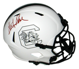STERLING SHARPE SIGNED SOUTH CAROLINA GAMECOCKS FULL SIZE LUNAR HELMET BECKETT