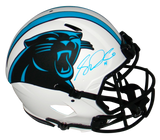 SAM DARNOLD SIGNED CAROLINA PANTHERS LUNAR AUTHENTIC SPEED HELMET BECKETT