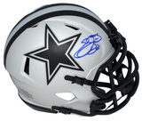 EMMITT SMITH AUTOGRAPHED DALLAS COWBOYS RAVE SPEED MINI HELMET BECKETT