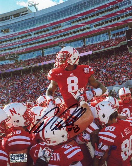 BRIAN ROBINSON JR AUTOGRAPHED WASHINGTON COMMANDERS 8x10 PHOTO BECKETT
