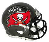 RONALD JONES II SIGNED TAMPA BAY BUCCANEERS BUCS 2020 SPEED MINI HELMET BECKETT
