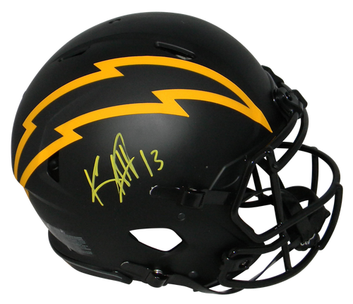KEENAN ALLEN SIGNED LOS ANGELES CHARGERS ECLIPSE AUTHENTIC SPEED HELMET BECKETT