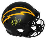 KEENAN ALLEN SIGNED LOS ANGELES CHARGERS ECLIPSE AUTHENTIC SPEED HELMET BECKETT