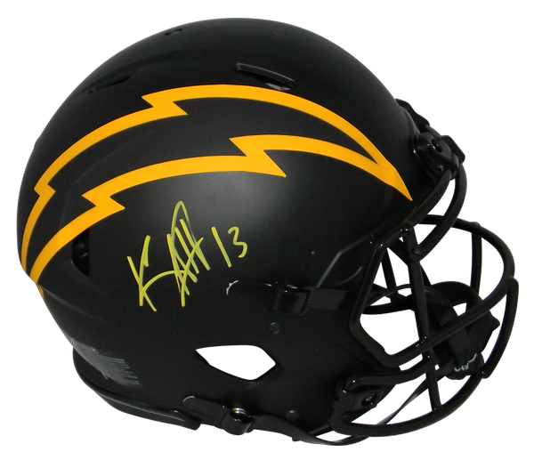 KEENAN ALLEN SIGNED LOS ANGELES CHARGERS ECLIPSE AUTHENTIC SPEED HELMET BECKETT