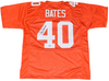 BILL BATES AUTOGRAPHED TENNESSEE VOLS VOLUNTEERS #40 ORANGE JERSEY BECKETT
