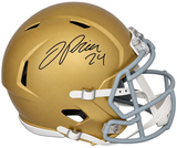 JADARIAN PRICE AUTOGRAPHED NOTRE DAME IRISH FULL SIZE SPEED HELMET BECKETT