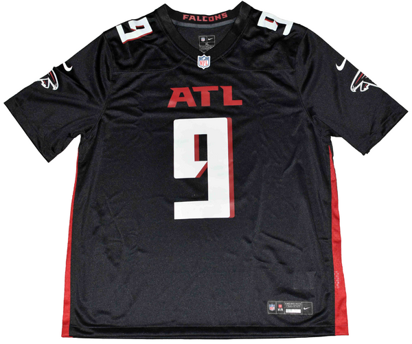 DESMOND RIDDER SIGNED AUTOGRAPHED ATLANTA FALCONS #9 BLACK NIKE JERSEY BECKETT