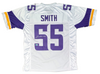 ZA'DARIUS SMITH SIGNED AUTOGRAPHED MINNESOTA VIKINGS #55 WHITE JERSEY BECKETT