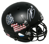 PATRICK WILLIS SIGNED MISSISSIPPI OLE MISS REBELS BLACK FULL SIZE HELMET BECKETT