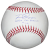 TRAVIS BAZZANA SIGNED CLEVELAND GUARDIANS OFFICIAL RAWLINGS BASEBALL W/ 1ST PICK