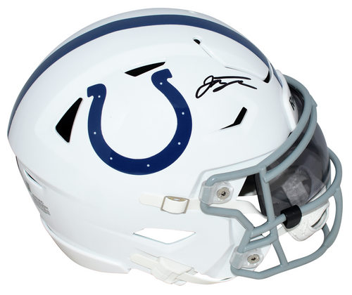JONATHAN TAYLOR AUTOGRAPHED INDIANAPOLIS COLTS SPEEDFLEX MIDI HELMET BECKETT