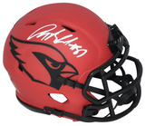 ANQUAN BOLDIN SIGNED ARIZONA CARDINALS RAVE SPEED MINI HELMET BECKETT