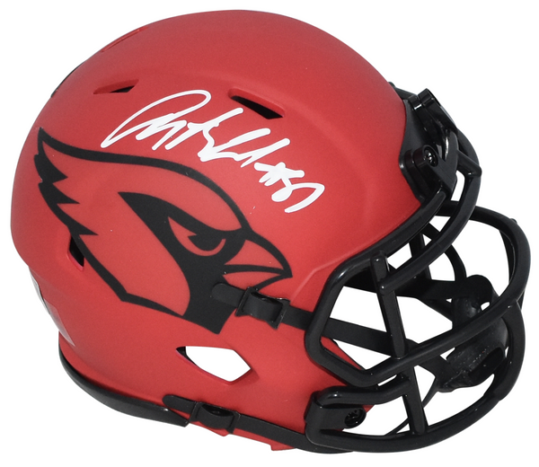 ANQUAN BOLDIN SIGNED ARIZONA CARDINALS RAVE SPEED MINI HELMET BECKETT