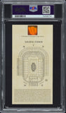 LARRY BROWN SIGNED 1996 SUPER BOWL XXX 30 TICKET DALLAS COWBOYS PSA 6 AUTO 10