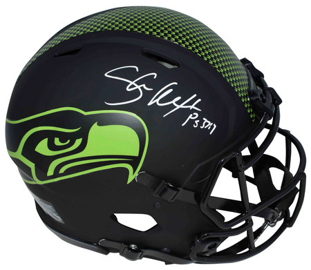 DESMOND RIDDER SIGNED ATLANTA FALCONS ECLIPSE FULL SIZE SPEED HELMET BECKETT