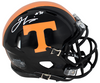 JAMAL LEWIS SIGNED TENNESSEE VOLUNTEERS BLACK SPEED MINI HELMET BECKETT