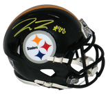 PAT FREIERMUTH SIGNED PITTSBURGH STEELERS SPEED MINI HELMET BECKETT