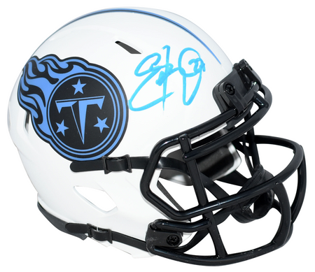DEVONTA SMITH SIGNED ALABAMA CRIMSON TIDE ECLIPSE MINI HELMET W/ HEISMAN 2020