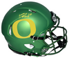 BO NIX AUTOGRAPHED OREGON DUCKS APPLE AUTHENTIC SPEED HELMET BECKETT