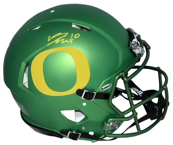 BO NIX AUTOGRAPHED OREGON DUCKS APPLE AUTHENTIC SPEED HELMET BECKETT