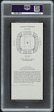 JIM PLUNKETT SIGNED 1981 SUPER BOWL XV 15 TICKET OAKLAND RAIDERS EAGLES PSA 8