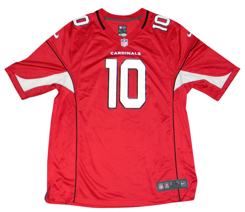 DEANDRE HOPKINS AUTOGRAPHED ARIZONA CARDINALS #10 NIKE GAME JERSEY BECKETT