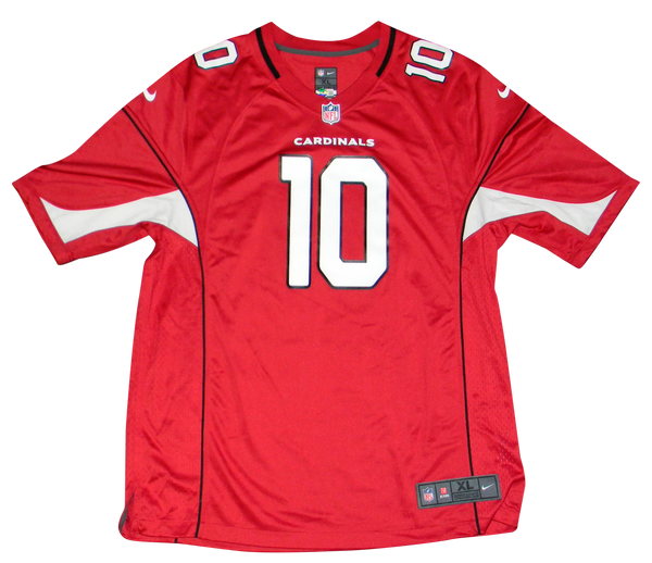 DEANDRE HOPKINS AUTOGRAPHED ARIZONA CARDINALS #10 NIKE GAME JERSEY BECKETT