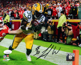 JAMAAL WILLIAMS SIGNED AUTOGRAPHED GREEN BAY PACKERS VS CHIEFS 8x10 PHOTO JSA