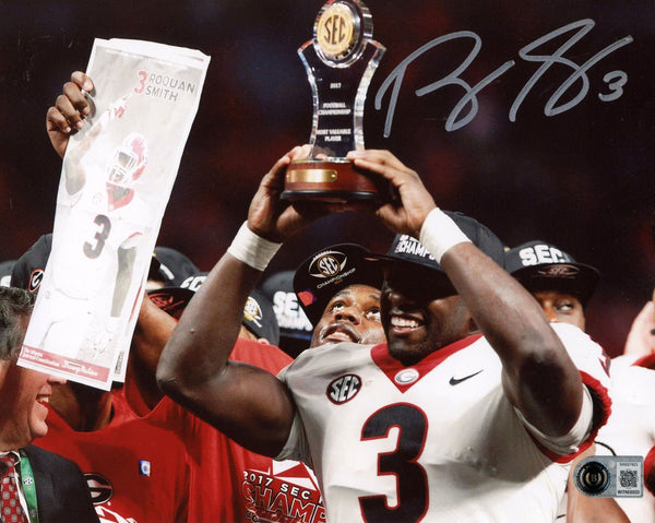 ROQUAN SMITH AUTOGRAPHED GEORGIA BULLDOGS 8x10 PHOTO BECKETT