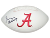 GENE STALLINGS AUTOGRAPHED SIGNED ALABAMA CRIMSON TIDE WHITE LOGO FOOTBALL COA