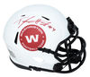 TAYLOR HEINICKE SIGNED WASHINGTON FOOTBALL TEAM LUNAR SPEED MINI HELMET BECKETT