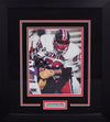 GABE RIVERA SIGNED TEXAS TECH RED RAIDERS 8x10 FRAMED PHOTO W/ SENOR SACK